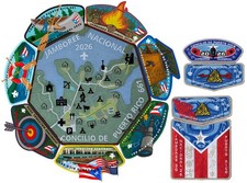 2026 Jamboree Puerto Rico Council JSP Yokahu Lodge 506 OA Flap Patch Set Lot BSA