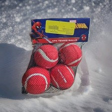 Marvel Spider Man 4pk Tennis Balls Red