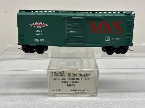 Micro trenes Kadee escala N MTL 20840 Minneapolis Northfield & So MNS 1018 vagón de caja | Zustand: New