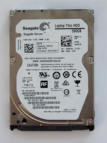 Disque Dur Interne Seagate 320Go 2.5'' - ST9320320AS - SATA - Occasion