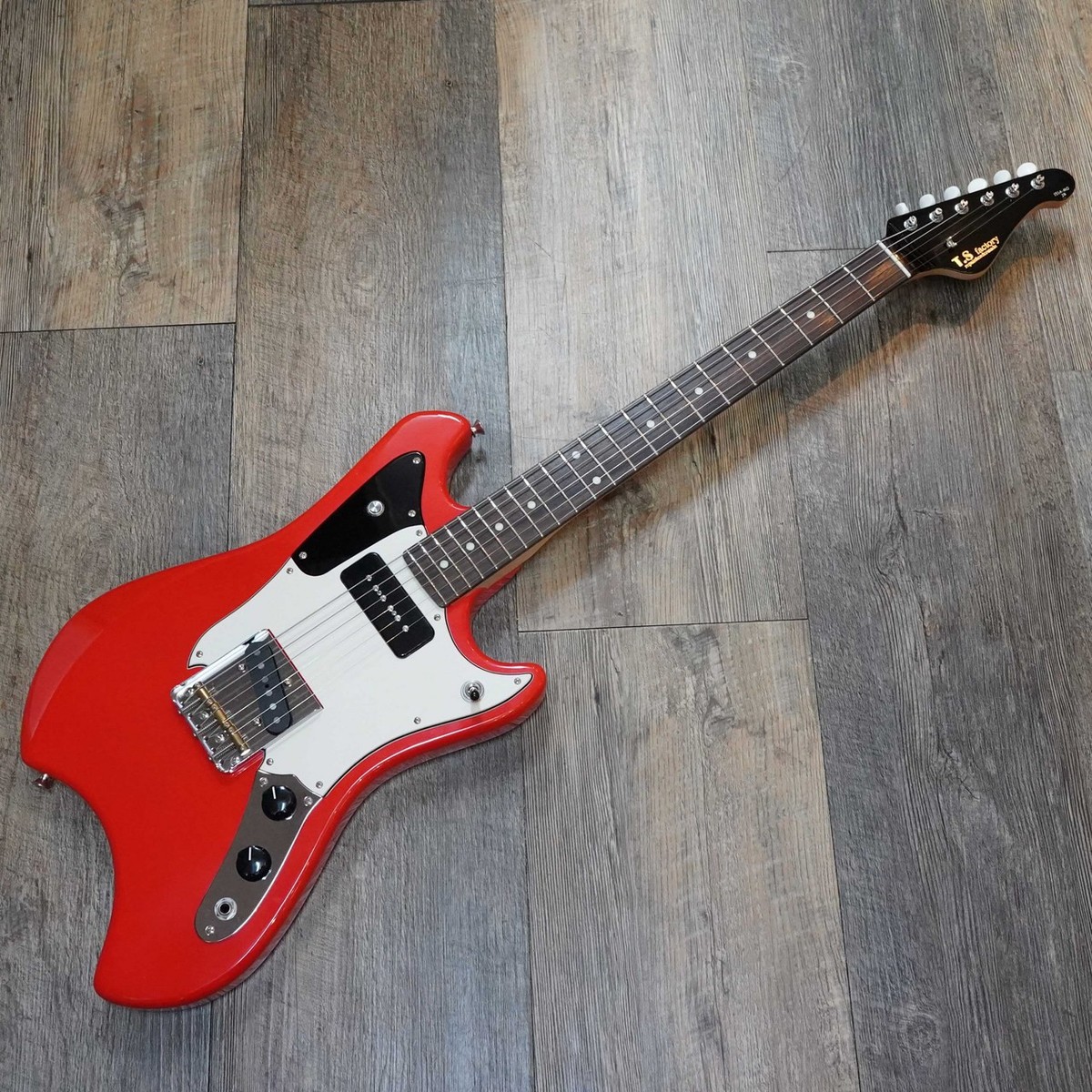 T.S factory 151A-MO JR Fiesta Red Electric Guitar Used Free 