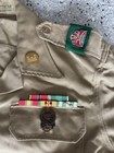 U.S. Military Collared Shirt w/ Pins Badges Patches. Size Medium. Pre Owned. — photo 6