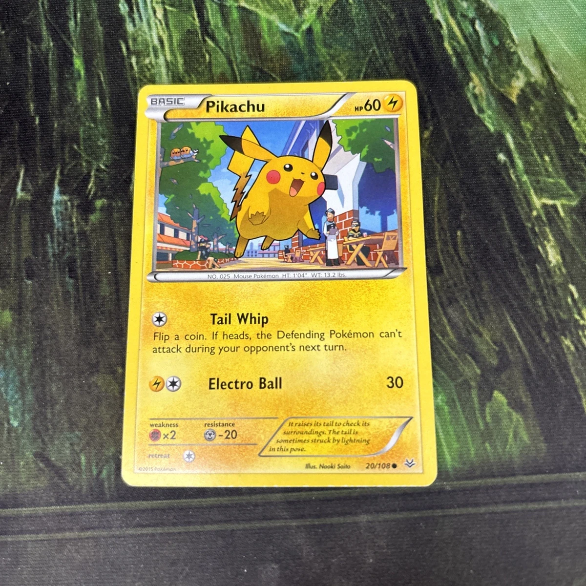Pikachu Pokémon TCG Roaring Skies Individual Collectible Card Game