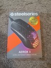 SteelSeries Aerox 3 Wireless Optical Mouse Lightweight Gaming Mouse - Black