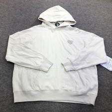 Aeropostale Hoodie Womens Small Cloud Soft Rhinestone Heart Fleece Pullover
