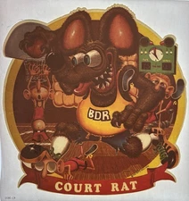 Original Vintage 1979 Big Daddy Rat Court Rat The Rat’s Hole Iron On Transfer