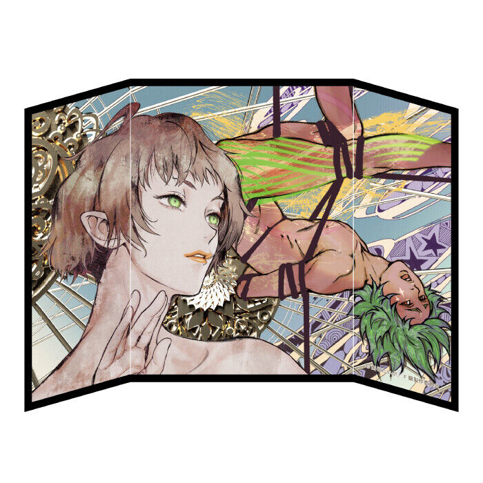 Fairy Ranmaru Juka Matsuoka ED Mini Byobu Folding Panel Screen Art Pony  Canyon