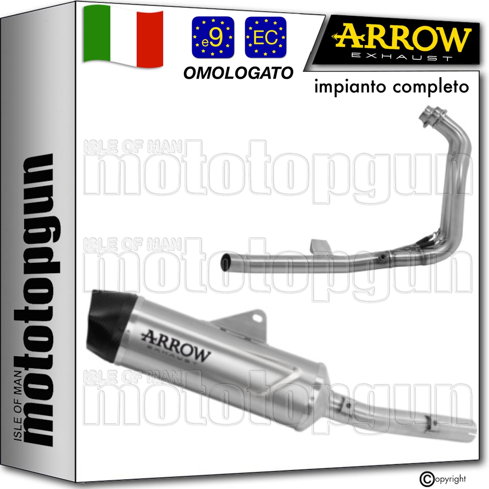 ARROW SCARICO COMPLETO HOM OPEN INDY EVO TITAN C YAMAHA TENERE 700 2023 23
