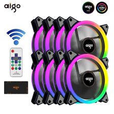 Aigo R12 Pro RGB Cooling Fan Computer PC ARGB Aura Sync Cooler PC Case Fan lot