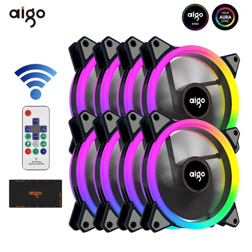 Aigo R12 Pro RGB Cooling Fan Computer 