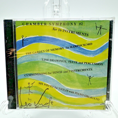 #ad Leo Kraft Chamber Symphony #2 Audio Music CD TROY489 Piano Violin 16 Instruments $14.95