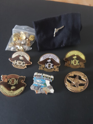 PIN Harley Owners Group Harley Davidson, 13. Party Sylt, PIN Halter, San Diego