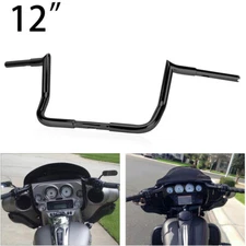 12" Meathook APE Hanger Handlebar For Harley Street Glide Electra Glide 1986-UP