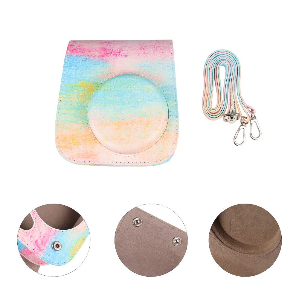 Rainbow Instant Camera Bag Storage Scratch-resistant Case Pouch-image