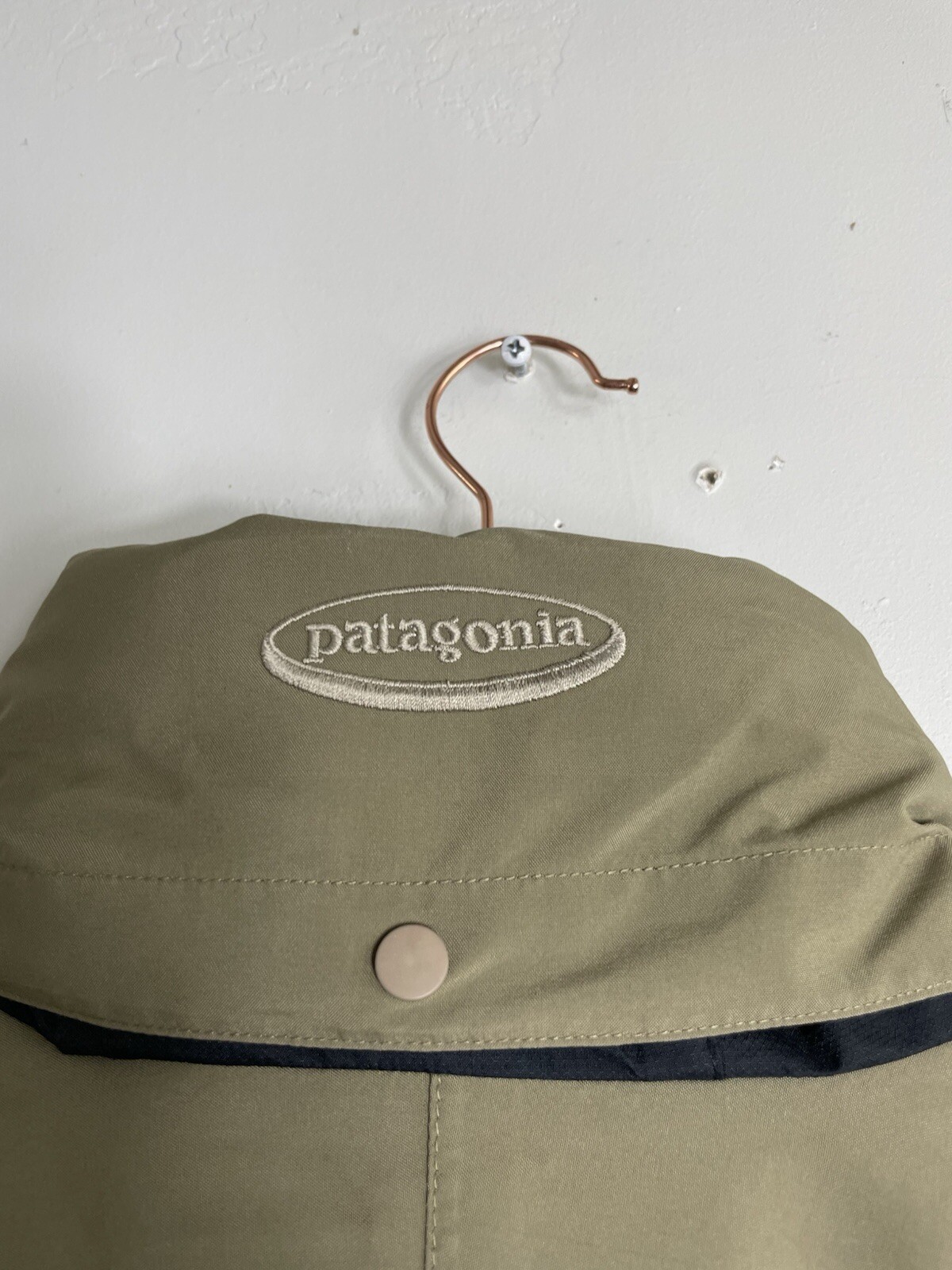 Mens Vintage Primo Patagonia Goretex Jacket Sage Color, Size Large, See Photos image 4