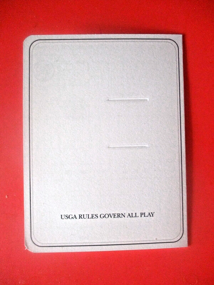 vtg Golf Scorecard SANTA ANA COUNTRY CLUB cc Santa Ana CA eBay