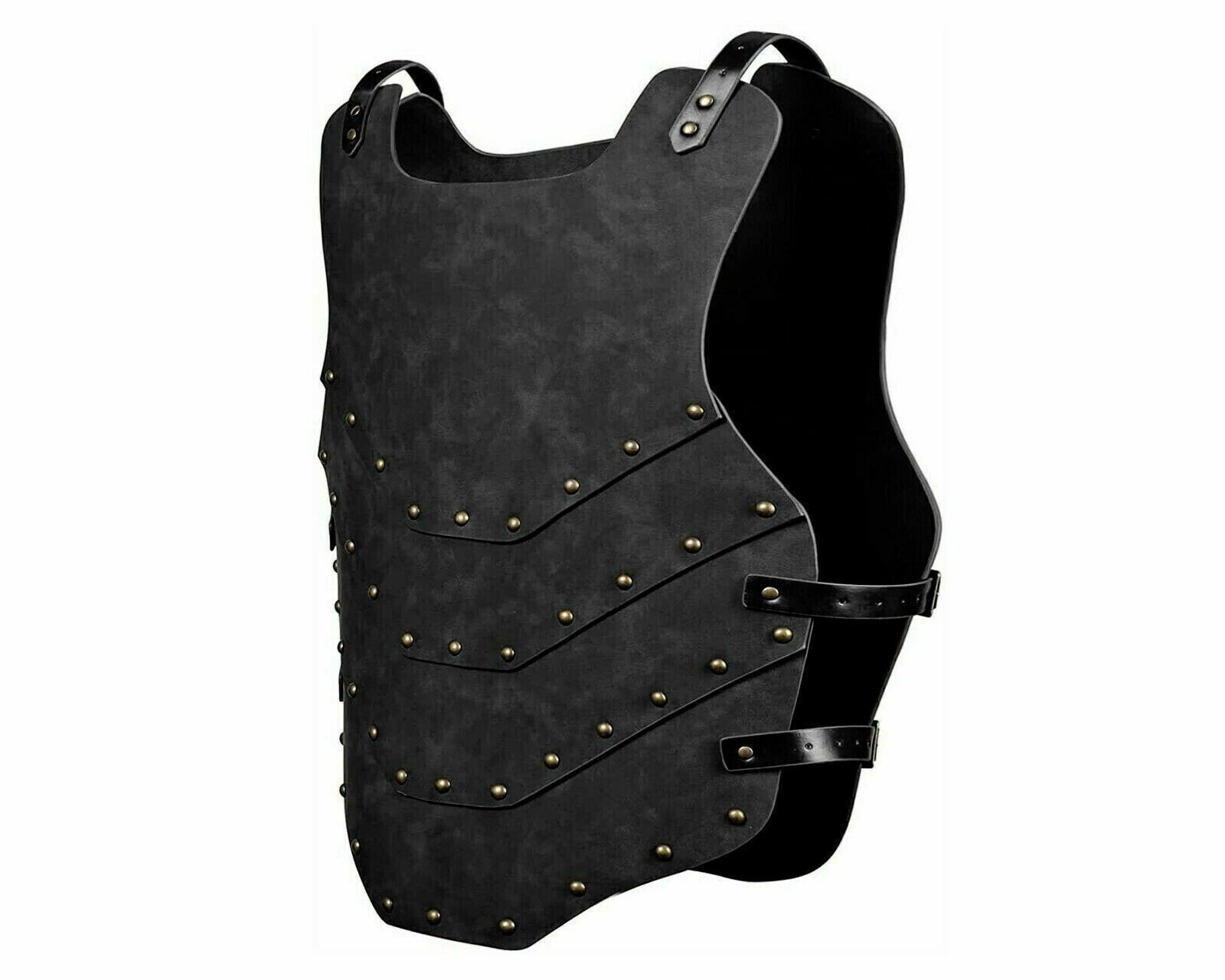 Viking Body armor leather Breastplate Medieval leather armor Cosplay