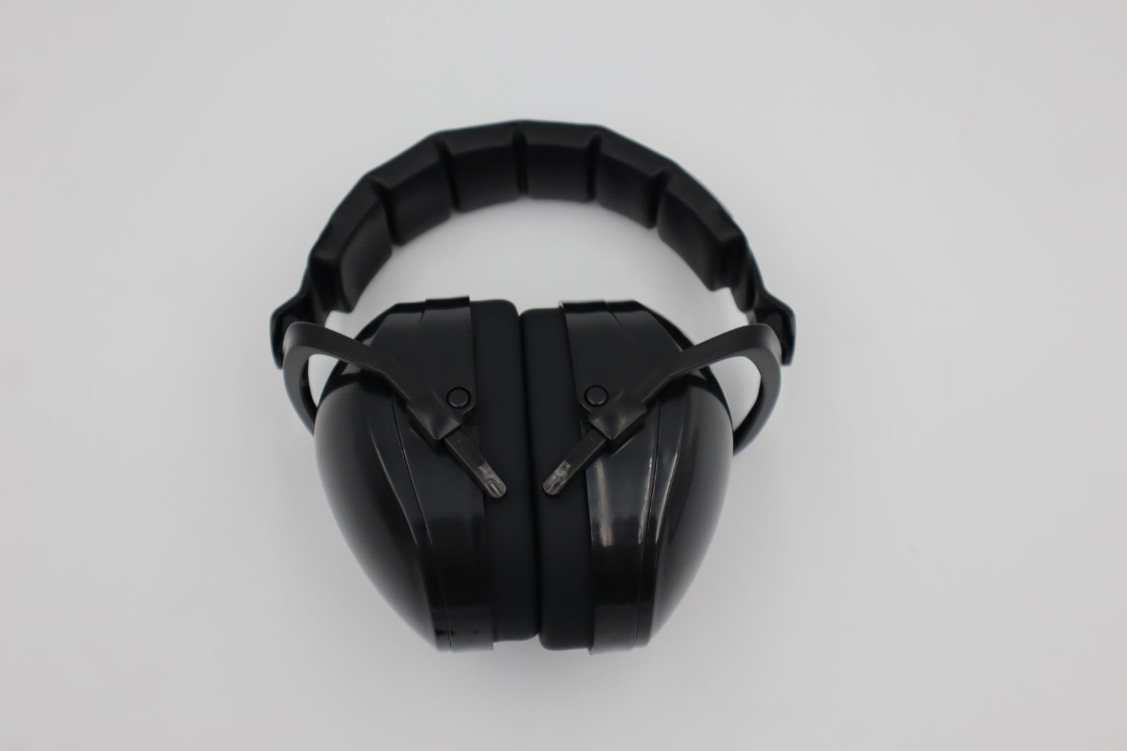 Solid Black NoiseReduction Safety Earmuffs Ear Protection 23 Decibels