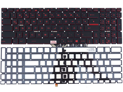 DE - Tastatur für MSI GT72 2QD Dominator, GT72 2QD8H11BW, GT72 2QD16SR21BW