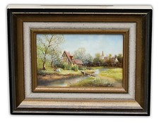 Helmut Hensen (1913 Diepolz) Oil Painting On Wood D�sseldorf Art Academy Painter