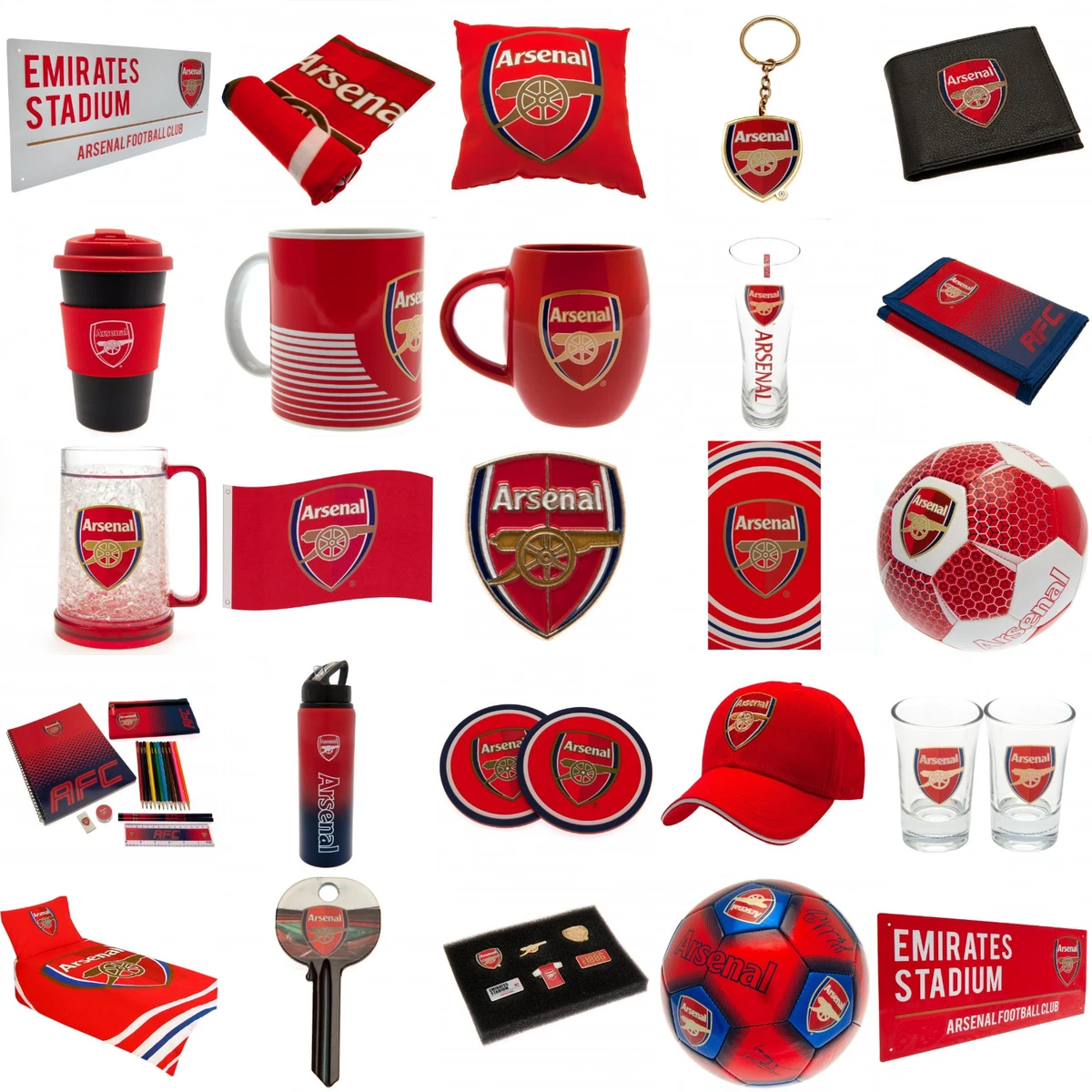 ARSENAL FC OFFICIAL MERCHANDISE SOUVENIRS GIFT IDEAS MEMORABILIA PRESENT