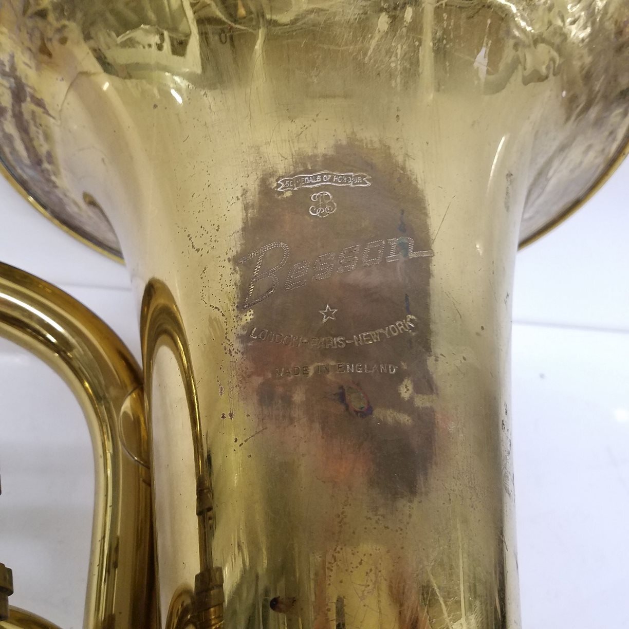 Vintage Besson 4 Valve Euphonium with Case eBay