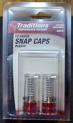 Traditions Performance Firearms Plastic Shotgun Snap Cap (12 Gauge) ~Free Ship