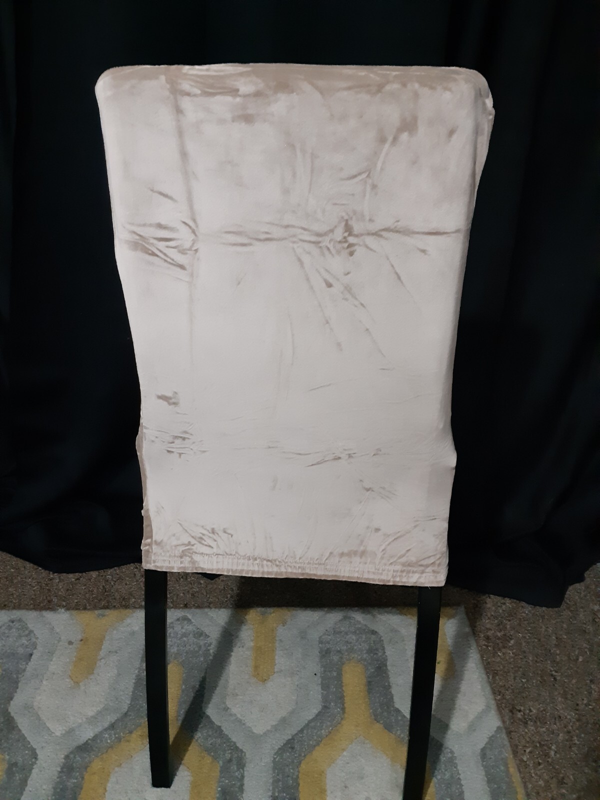 Quality Chair Covers for Dining Chairs Set of 6 Velvet Dining Chair