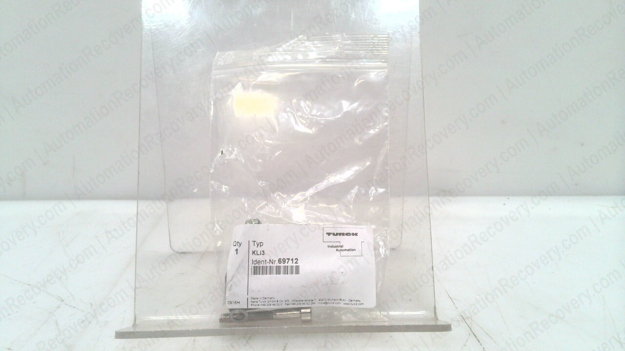 TURCK KLI3, MOUNTING BRACKET FOR MAGNETIC FIELD SENSOR, 69712, NEW #333995