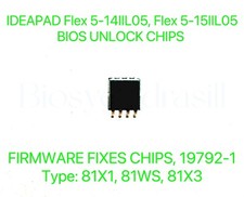 IdeaPad Flex 5 14IIL05, 15IIL05, NO PW BIOS CHIP 19792-1 Type: 81X1, 81WS, 81X3