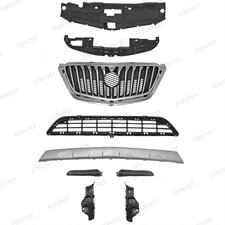 9PC For Encore 2013-2016 Radiator Support Cover Upper Lower Chrome Grille Mesh
