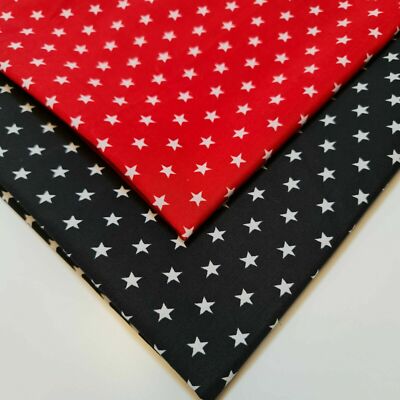 Stern Polycotton Material Kleid Handarbeit Poly Baumwolle Quilten Stoff Meterware 44'' Meterware