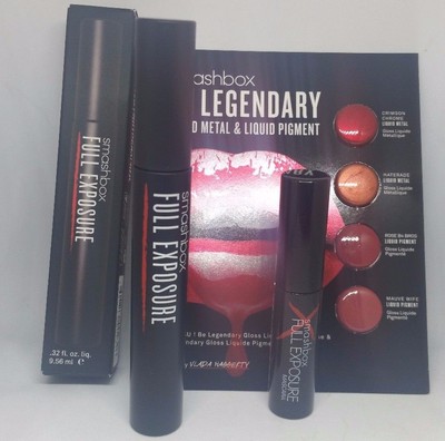 NIB! Smashbox  Full Exposure Full & Travel Sz Mascara w/New Legendary Lipsticks!