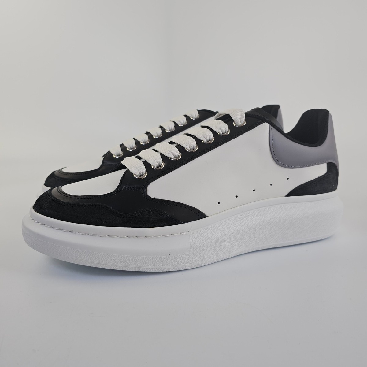 ALEXANDER MCQUEEN Oversized Men's White/Black Sneakers New