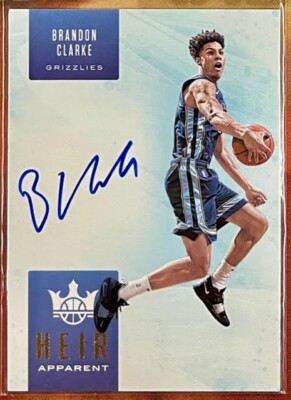 Brandon Clarke 2019-20 Court Kings Rookie AUTOGRAPH #HA-BCL /149