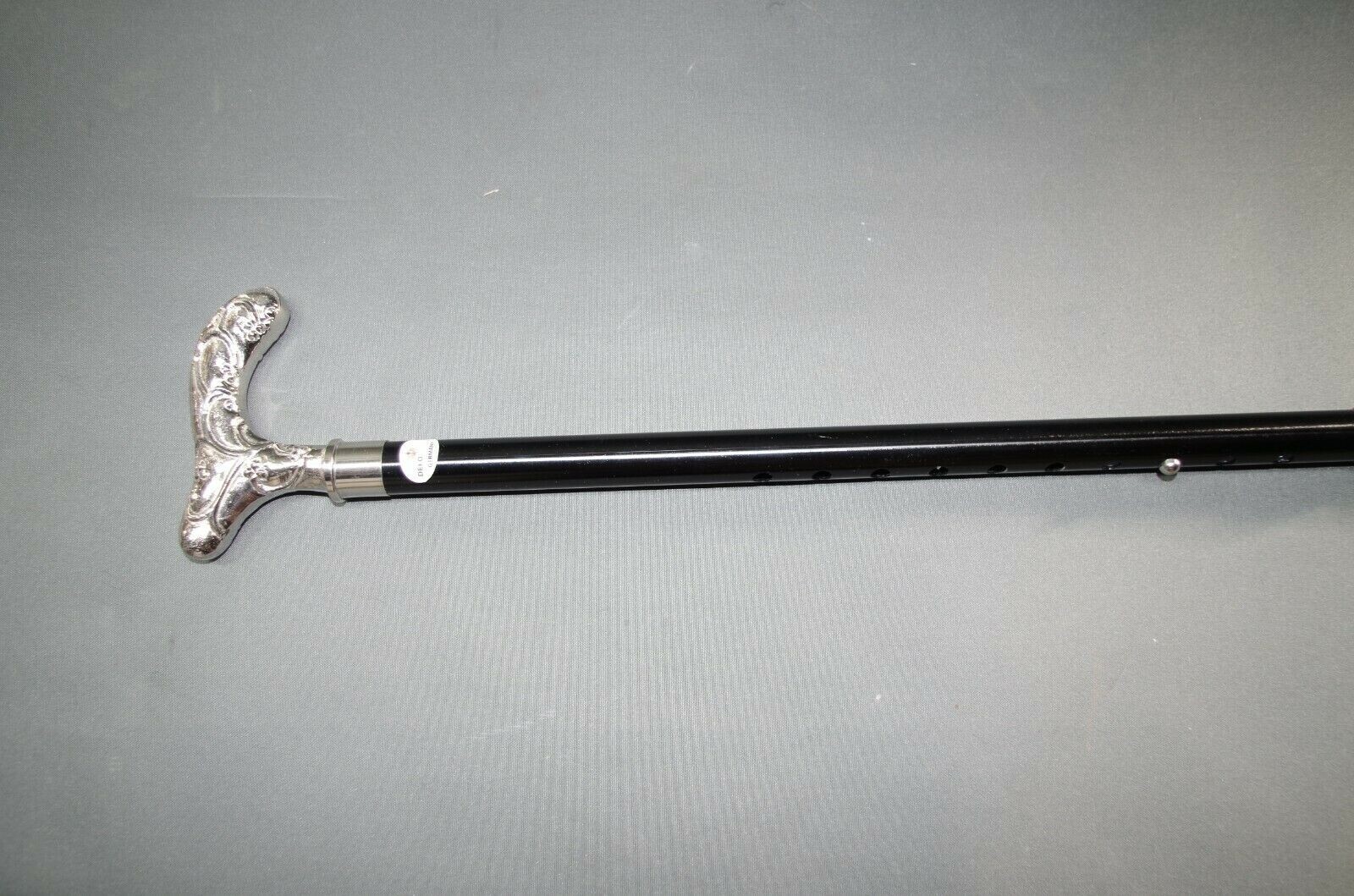 Antique Solid Brass chrome carved Handle Vintage … - image 5