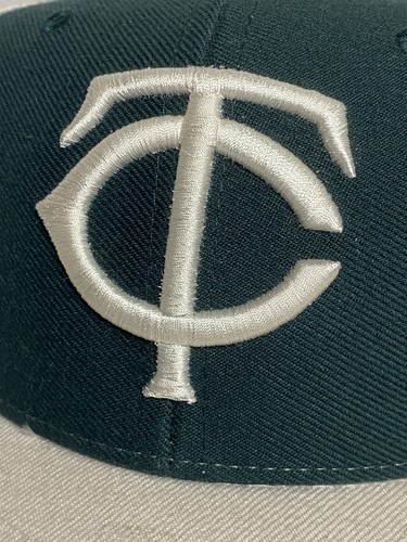 Minnesota Twins Cooperstown Collection Fitted Hat Cap Sz 7 3/8 Vintage Dk Green - Picture 17 of 18