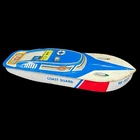 Vintage Tin Metal Coast Guard Boat Toy 8.5” Long 98-F175 Ohio Art - USED