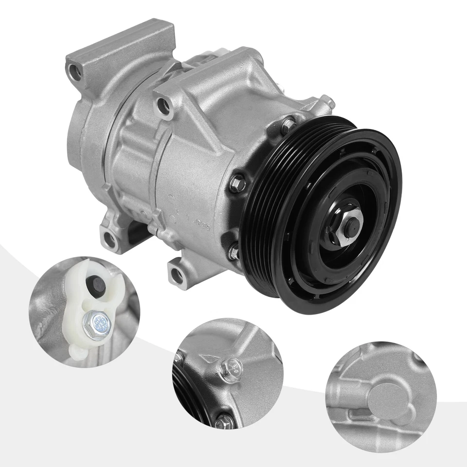 AC Air Conditioning Compressor For 2015-2017 Hyundai Sonata L4 2.0L L4 2.4L USA Foto 3 de 4