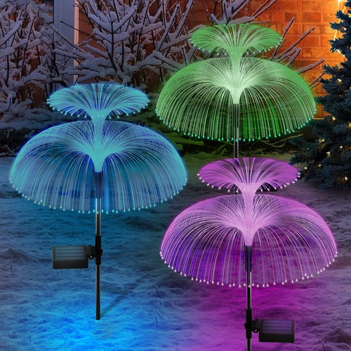 Solar Qualle Gartenlampe Gartenleuchte LED Garten Deko Licht Wasserdichte DHL - Bild 14 von 16