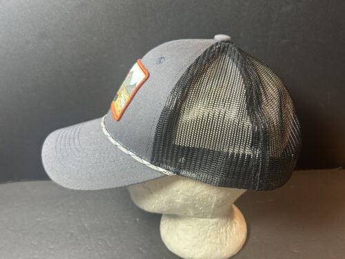Cappello da esterno camionista snapback jeep con toppa canoa escursionismo corda cappello grigio - Foto 2 di 8