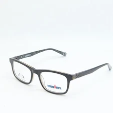 NEW IRON KIDS IKB911 HM BLK BLACK AUTHENTIC EYEGLASSES 48-17