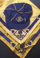 Cub Scouts Tiger hat With 2 bandanas
