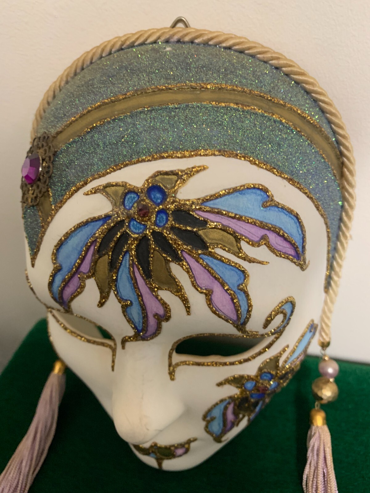 Original 1980's Ceramic Face Mask decorative Wall Hanging