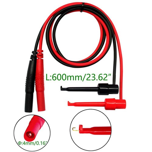 AideTek 5 in 1 Silicone Rubber Wire Test Lead Kit of Multimeter TLP20257 USA - Picture 6 of 8