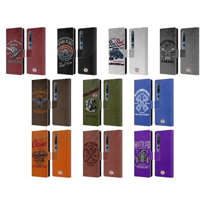 OFFICIAL BUSTED KNUCKLE GARAGE GRAPHICS LEATHER BOOK CASE FOR XIAOMI PHONES