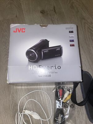 JVC Everio HD Camcorder GZ-HM30AU 40x Optical Zoom Complete In Box