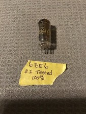 6 BE 6, General Electric Electron Tube, Tested 100 , Original Box, Lot 1