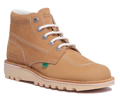Kickers Kick Hi Core Hombre Cuero Botas Hi Top Talla UK 6-12 - Imagen 8 de 13