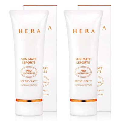 [1+1] HERA Pro Waterproof Sun Mate Leports (70ml) SPF50+/PA++++ [Made in Korea]